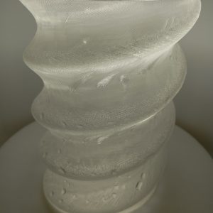 Spiralvase Ellipse Transparent