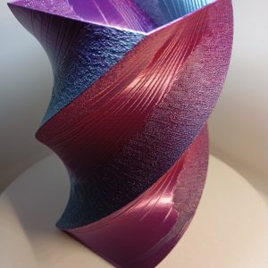 Spiralvase Tetragon 02